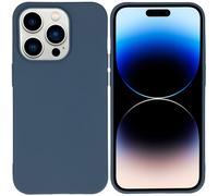 Coque Couleur pour iPhone 14 Pro - Bleu foncé, Protection Absorbant les Chocs, Design Fin et Léger