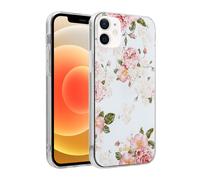Coque de telephone - Crong - Flower Case - Motif floral - Flexible - Doré