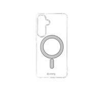 Coque Crystal pour Galaxy S25 Plus Compatible MagSafe avec Bords surélevés Crong Transparent