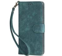 COQUE Cubot X70, Rabattable (Antichoc), Protection (RFID) Étui en Cuir Haut de Gamme avec Fente pour Carte-Verde