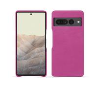Coque cuir Google Pixel 7 Pro - - Rose - Cuir lisse premium