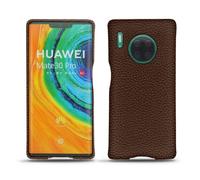 Coque cuir Huawei Mate 30 Pro - - Marron - Cuir grainé