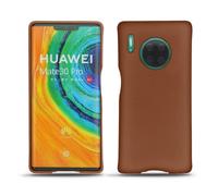 Coque cuir Huawei Mate 30 Pro - - Marron - Cuir lisse