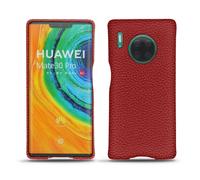 Coque cuir Huawei Mate 30 Pro - - Rouge - Cuir grainé
