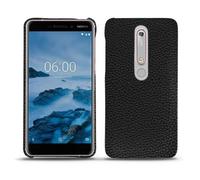 Coque cuir Nokia 6 (2018) - - Noir - Cuir grainé