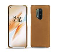 Coque cuir OnePlus 8 Pro - - Marron - Cuir lisse premium
