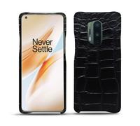 Coque cuir OnePlus 8 Pro - - Noir - Cuir Abaca