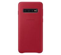 Coque Cuir pour Samsung Galaxy S10 Rouge