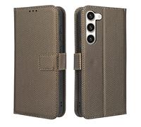 Coque Cuir pour Samsung Galaxy S23 5G Coque Housse Etui Cover,Coque pour Samsung Galaxy S23 5G SM-S911B SM-S911B/DS SM-S911U Coque Etui en Cuir PU pour téléphone Portable Brown