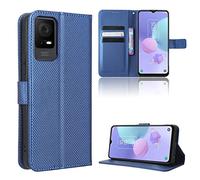 Coque Cuir pour TCL 408 Coque Housse Etui Cover,Coque pour TCL 408 T507D1 T507A T507U T507U1 T507U2 T507J Coque Etui en Cuir PU pour téléphone Portable Blue