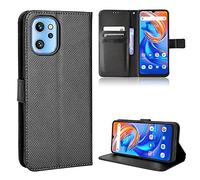 Coque Cuir pour Umidigi A13 Coque Housse Etui Cover,Coque pour Umidigi A13S,Coque pour Umidigi A13 Pro Coque Etui en Cuir PU pour téléphone Portable Black