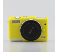 Coque d'armure en silicone souple pour appareil photo,coque en caoutchouc antichoc,IL EOS,M100,M200 - Type M100 M200 Yellow