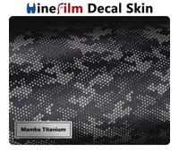 Coque d'autocollant pour objectif Sigma 65 F2 E,65mm F2 DG DN contemporain pour objectif sony,Film de couverture d'autocollant Premium - Type Mamba Titanium
