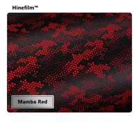 Coque d'autocollant pour objectif Sigma 65 F2 E,65mm F2 DG DN contemporain pour objectif sony,Film de couverture d'autocollant Premium - Type Mamba Red