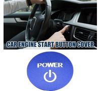 Coque De Bouton De Démarrage Du Moteur, Autocollant De Commutateur D'Allumage Du Démarreur Bouton De Démarrage Pour Honda New Vezel Rv Série En Alliage D'Aluminium Bleu, 1 Pièce