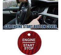 Coque de bouton de démarrage du moteur, autocollant d'interrupteur d'allumage avant pour Ford F-150 Rouge, 1 pièce