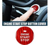 Coque De Bouton De Démarrage Du Moteur Pour Subaru Wrx Résistante | Autocollant De Commutateur D'Allumage Rouge 1 Pièce