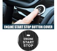 Coque De Bouton De Démarrage Du Moteur Pour Subaru Wrx Résistante | Autocollant De Commutateur D'Allumage Noir 1 Pièce