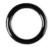 Coque de bouton de démarrage et d'arrêt du moteur de voiture pour BMW Série 3 E90 E92 E93, accessoire intérieur de tableau de bord, autocollant en plastique noir pour clé d'allumage