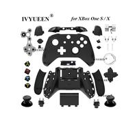 Coque de boutons noire pour manette Xbox One S X, boîtier de remplacement, plaque frontale, Dpad, RB,