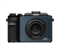 Coque de bricolage pour appareil photo numérique 48mp,pour photographie,avant,arrière,double objectif,Selfie 4K,caméscope,caméscope,autofocus 18X,Webcam Youtube - Type Metal Blue-With 32G TF Card