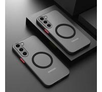 Coque de charge sans fil pour Samsung Galaxy, S25, S20, S24, S23, S22, S21 Ultra Plus, FE, A13, A14, A33, A34, A54, A53, A52, A51, A71, Magsafe Cover Light Green