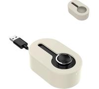 Coque de chargement en silicone blanc pour chargeur Oura Ring Gen3, avec Softbox et base en silicone antidérapante, résistante aux chocs, aux rayures et aux traces de doigts.
