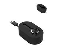 Coque de chargement en silicone pour Oura Ring Gen3 avec boîte à lumière, base en silicone antidérapante, résistante aux chocs, aux rayures et aux traces de doigts, noir