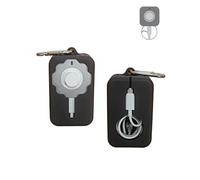 Coque de chargement en silicone pour Oura Ring Gen4 avec boîte à lumière, base en silicone antidérapante, résistante aux chocs, aux rayures et aux traces de doigts, noir