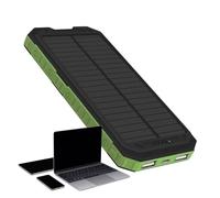 Coque de chargeur solaire - Boîte de rangement pour chargeurs solaires | Banque d'énergie Cas de voyage dur | Coques de chargeurs de panneaux solaires intégrés | Dispositif léger avec boussole Inc