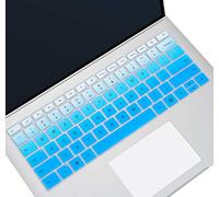 Coque de clavier en silicone pour Microsoft Surface Laptop 3 13,5" et 15", accessoires de protection pour clavier Surface Laptop 3 Bleu dégradé