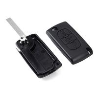SurePromise Coque pour clé de Voiture 3 Boutons pour Peugeot 407/407 SW
