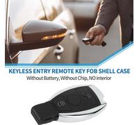 Coque De Clé À 2 Boutons Pour Télécommande D'Entrée Sans Clé De Remplacement Pour Mercedes-Benz Classe A 2004-2010