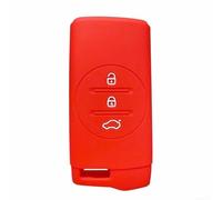 Coque de clé à 3 boutons pour Chery pour Tiggo 8 5 Pro 5x 7 Pro, design élégant et facile à nettoyer (rouge)