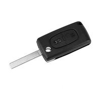 Coque de clé ABS 2 Boutons résistant à l'usure étanche pour télécommande C3 2006-2009