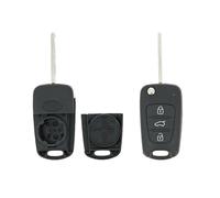Coque de clé adaptable Kia 3 boutons - KLEMAX - KIA307 - Bouton 7,4L - Lame interchangeable 3 - Emplacement pile