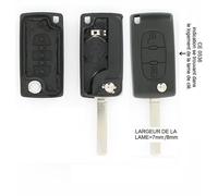 Coque De Clé Adaptable Pour Peugeot 107, Peugeot 207, Peugeot 307, Peugeot 308 Keyscar Pc3536