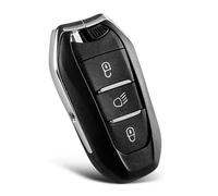 Coque de clé Adaptable pour Peugeot 308,2008,3008, 508,5008,Expert ou pour Citroen C3,C4, C5, DS5, DS7,Jumpy.... - 3 Boutons Lampe (HU83)