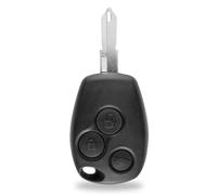 Coque de ompatible avec Renault Kangoo Boitier Clef de Voiture Plip Télécommande 3 Boutons - iRace Keys®