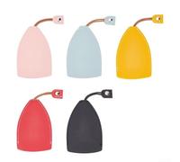 Coque de clé conviviale, grande capacité et cuir PU souple, ouverture créative pour la sécurité des clés de voiture (rose)
