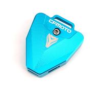 Coque de clé de moto Pour Cfmoto Cf650 650Nk 400Nk 250Nk 400Gt 250 400 650 Nk CNC Moto Clé Coque Capuchon Protection Porte-clés Pièces(Key cover Blue)