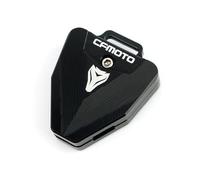 Coque de clé de moto Pour Cfmoto Cf650 650Nk 400Nk 250Nk 400Gt 250 400 Nk CNC Moto Clé Couverture Coque Et Porte-clés Accessoires De(Key cover Black)