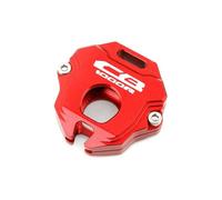 coque de clé de moto Pour Hon@&da CB1000R CB 1000 R CB1000 Hon@&da Cb1000r Accessoires De Moto CNC Etui Clés Coque Broderie Badge Porte-clés(Key cover Red)