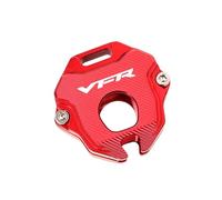 coque de clé de moto Pour Hon@&da VFR 800 1200 VFR800 VFR800 Moto CNC Accessoires Etui Clés Coque Porte-clés Porte-clés(Key cover Red)