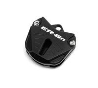 Coque de e Moto pour Ka@&wasaki ER6N ER 6N avec Logo ER-6N Accessoires De Moto CNC Etui Clés Coque Et Corde Tressée Modifiée Porte-clés 4 Couleurs(Black1)