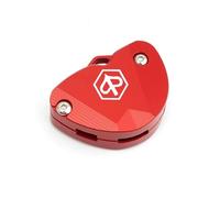 coque de clé de moto Pour Piaggio Enrico GTS300 946 LX150 Fly 125 150 RA1 3vte Gts 200 LXV 250 Porte-clés De Moto En Aluminium(C Red)