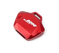 Coque de clé de moto Pour S1000RR S1000 RR S 1000RR HP4 HP2 CNC Étui À Clés En Aluminium Coque Porte-clés Accessoires De Moto(Red)