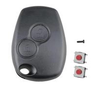 Coque de clé de rechange à 2 boutons pour Renault Trafic Master Kangoo Dacia Dustuer Sandero Logan Opel Movano Vivaro (sans lame)