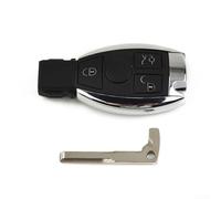 Coque de clé de rechange à 3 boutons pour Mercedes Classe C G E R GL SL SLK avec lame vierge Aucune programmation nécessaire Utilisation ancienne télécommande