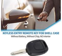 Coque De Clé De Remplacement Pour Télécommande D'Entrée Sans Clé Pour Renault Twingo